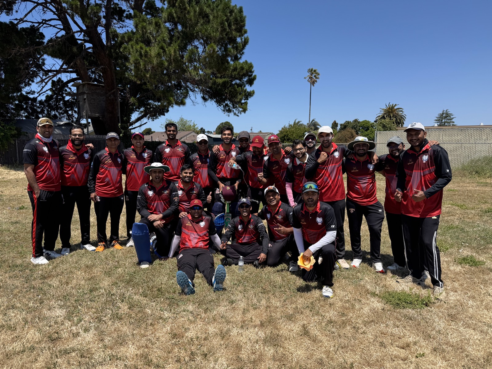 Golden State Cricket Club team on the field